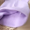 Zyzio & Zuzia KAZUM kislány kétrétegű bordázott pamut fülecskés sapka lila 56/62